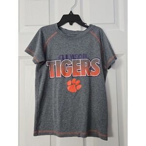 Clemson Tigers Shirt Rivalry Theads 91 Brand Size XS 4/5 Grey & Orange
